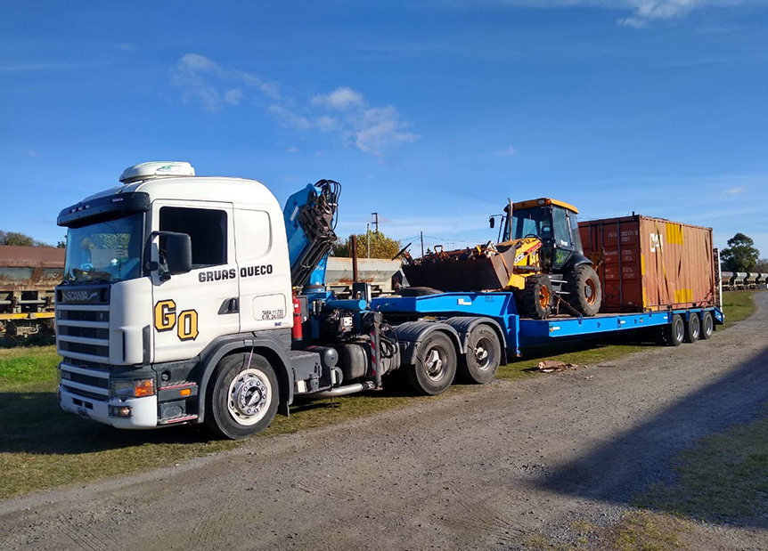 Tractor con Hidrogrúa Scania Atlas